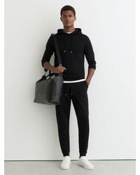 Reiss - Billings - Black Joggers, Xxl - Lyst