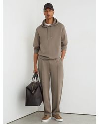Reiss - Premium Interlock Hoodie - Lyst