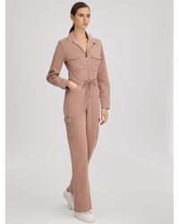 PAIGE - Denim Jumpsuit - Lyst