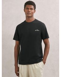 Les Deux - Les Cotton Graphic-Print - Lyst