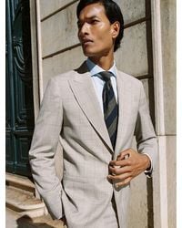 Reiss - Wool Single-Breasted Check Suit Blazer Classic-Fit - Lyst