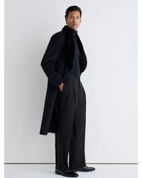 ATELIER - Wool-Blend Pleated Tuxedo Trousers Classic-Fit - Lyst