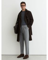 Reiss - Adjuster - Light Grey Promise Adjuster Tailored-fit Side-adjuster Suit Trousers Wool-blend, 32w X 31l (uk 32 R) - Lyst