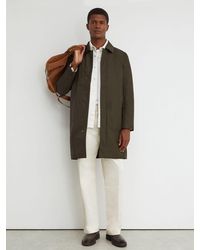 Reiss - Technical Long Zip-Through Jacket - Lyst