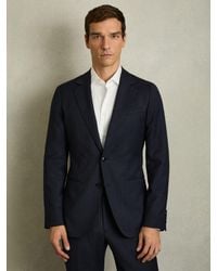Reiss - Hatch Blazer Wool Textured - Lyst