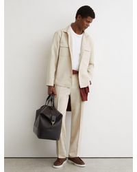 Reiss - Twin-Pocket Button-Through Overshirt - Lyst