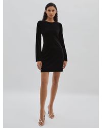 UNDRESS - Open-Back Velvet Mini Dress - Lyst