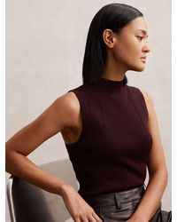 Reiss - High Neck Sleeveless Top - Lyst