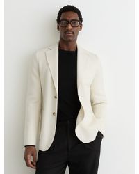 Reiss - Wool-Blend Single-Breasted Blazer Tailored-Fit - Lyst