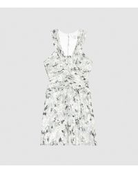 reiss sienna reef print dress