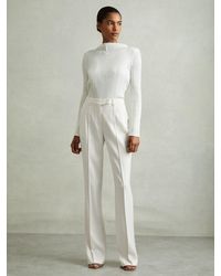 Reiss - Flared Suit Trousers - Lyst
