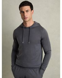 Reiss - Holland Hoodie Wool Plain - Lyst
