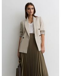 Reiss - Pleated Midi Skirt - Lyst