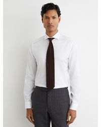 Reiss - Storm Slim Fit Cotton Double-Cuff Shirt - Lyst
