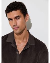 Reiss - Towelling Short-Sleeve Shirt - Lyst
