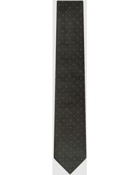 Reiss - Liam - Dark Green Polka Dot Tie, One - Lyst