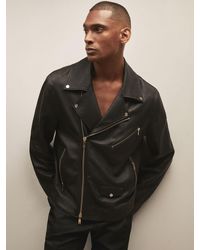 Reiss - Royal Ballet Leather Jacket - Lyst