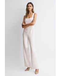 GOOD AMERICAN - Tailored Jumpsuit, Ivory - Lyst