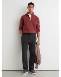 Reiss - Cotton-Blend Drawstring Joggers - Lyst