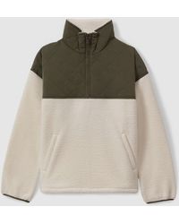The Upside - Fleece Quilted Jumper - Lyst