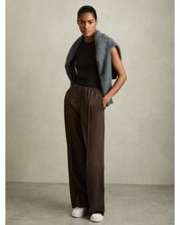 Reiss - Lucia-Leg Elasticated-Waistband Trousers - Lyst