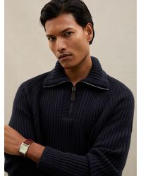 Reiss - Atelier Cashmere Half-Zip Jumper - Lyst