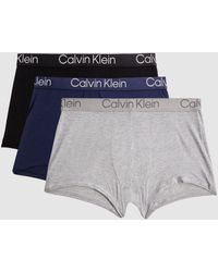 Calvin Klein - Calvin Multi Underwear Trunks 3 Pack - Lyst