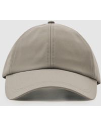 Reiss - Brogan - Mushroom Brown Embroidered Logo Tech Baseball Cap, One - Lyst