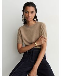 Reiss - Cashmere Crew-Neck T-Shirt - Lyst
