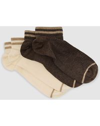 Reiss - 2-Pack Cotton-Blend Trainer Socks - Lyst
