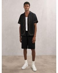 Les Deux - Deux Twill Pleated Suiting Shorts - Lyst