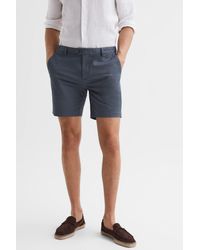 Reiss - Wicket - Airforce Blue S Short Length Casual Chino Shorts, 32s - Lyst