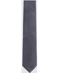 Reiss - Erasmo - Chocolate Silk Medallion Tie, One - Lyst