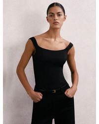 GOOD AMERICAN - Scuba Corset Bodysuit - Lyst