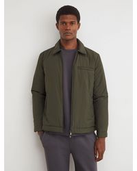 Reiss - Technical Padded Zip-Through Jacket - Lyst