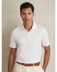 Reiss - Air-Water Cotton Polo Shirt - Lyst