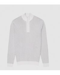 reiss half zip jumper