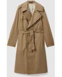 Oscar Jacobson - Cotton Trench Coat - Lyst