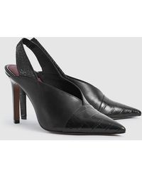 reiss ella leather mule