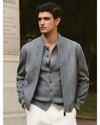 Reiss - Baddow - Grey Jacket, Xxl - Lyst