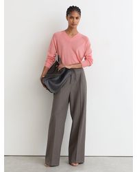 Reiss - Merino Wool V-Neck Jumper - Lyst