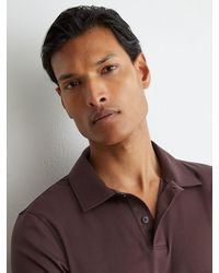 Reiss - Air-Water Cotton Polo Shirt - Lyst