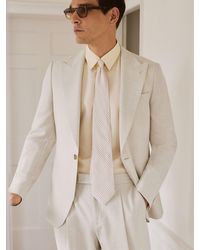 Reiss - Belmont Single-Breasted Textured Blazer Slim-Fit With Wool - Lyst