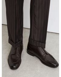 Reiss - Leather Split-Toe Derby Shoes - Lyst