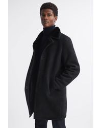 Oscar Jacobson - Suede Lined Coat - Lyst