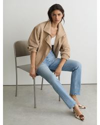 Reiss - Aubrey - Light Blue Slim Straight-leg Jeans, 32w X 31l (uk 32 R) - Lyst
