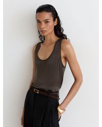 Reiss - Silk-Front Vest - Lyst
