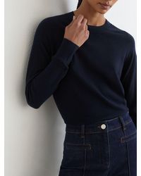 Reiss - Ultra-Soft Merino Wool Crew-Neck Jumper - Lyst