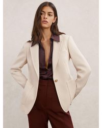 Reiss - Wool-Blend Single-Breasted Blazer - Lyst