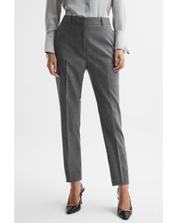 Reiss - Layton - Grey Slim Fit Wool Blend Suit Trousers - Lyst